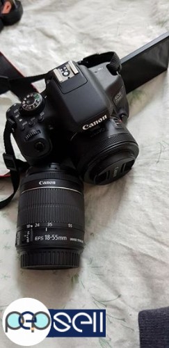 Canon 750 d +18-55+50mm 64 gb memory 0 