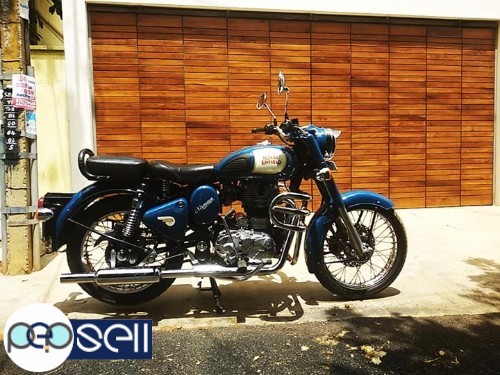 Royal Enfield classic blue lagoon 350 model 2015 KMS 16000 done single owner. 1 