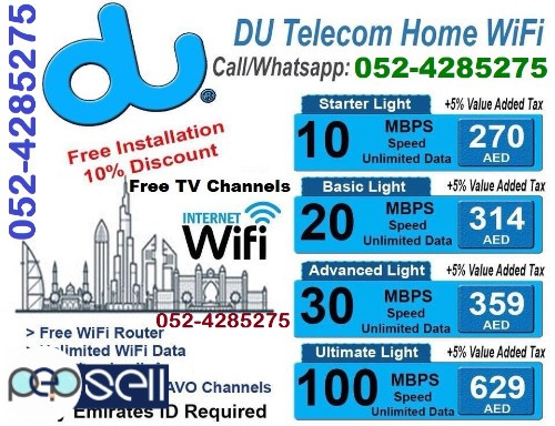 Du internet packages with Discount 3 