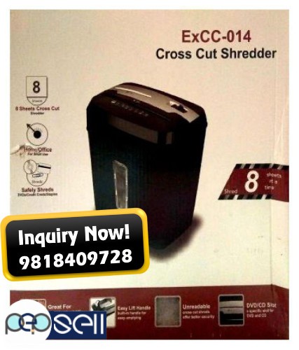  CC 014 Paper Shredder Machine Price in Delhi, Gurgaon, Noida.  2 