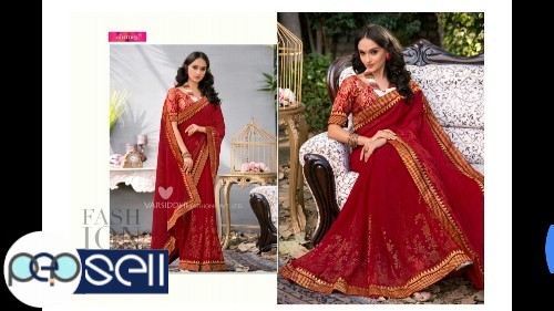 Beautiful Georgette Sarees with border 1 