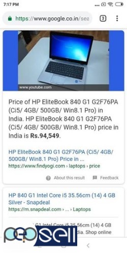 Brand new 94500 laptop for 22500 HP i5 2 