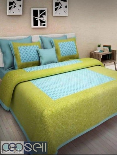 Jaipuri Style Cotton Double Bedsheets for sale  3 