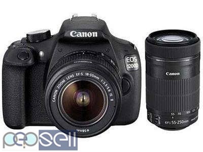 Canon 1200D with 18-55mm and 55-250mm Lense 0 