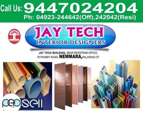 JAY TECH INTERIOR DESIGNERS-Plastic Door Dealers,Nenmara,Vallanghy,Kollengode,Vadakkencherry,Near Nemmara Bus Stand 1 