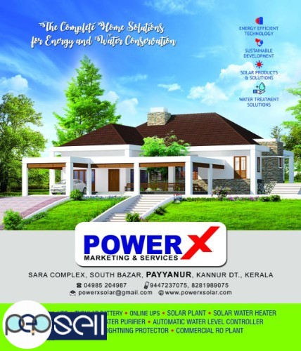 POWERX Systems, Luminous inverter Dealer in Payyanur,mandur,  pilathara, ezhome,  kuppam  0 