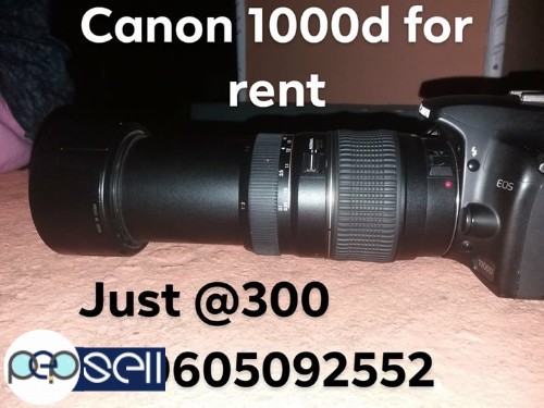Canon 1000d for rent at Trivandrum 0 