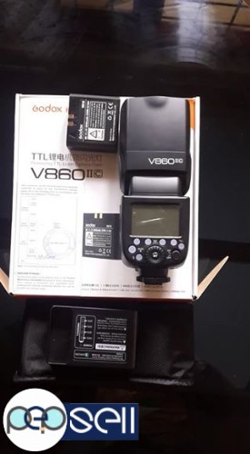 Godox v860ii canon flash with warranty for sale 0 