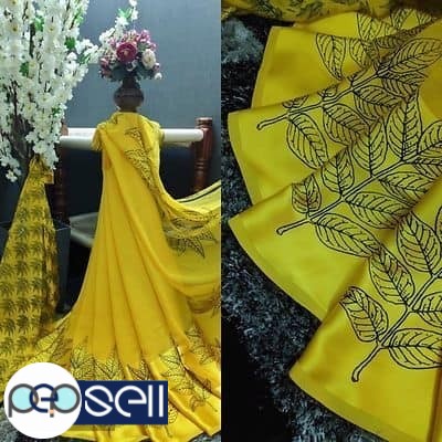 SATIN PATTA GEORGETTE SAREES AVAILABLE 0 