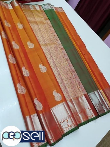 Kanchipuram pure silk sarees 4 