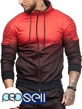 Zipper Type Hooded Jackets For Men 1 