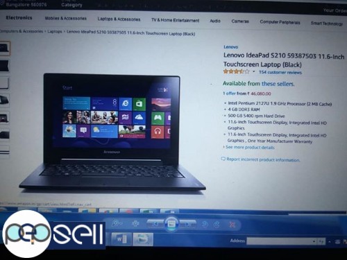Lenovo laptop s210 touch i5,4GB, 500gb for sale 3 