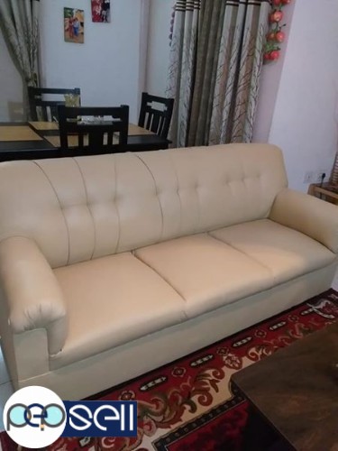 Designer leather sofa set brand new for immediate sale 1 