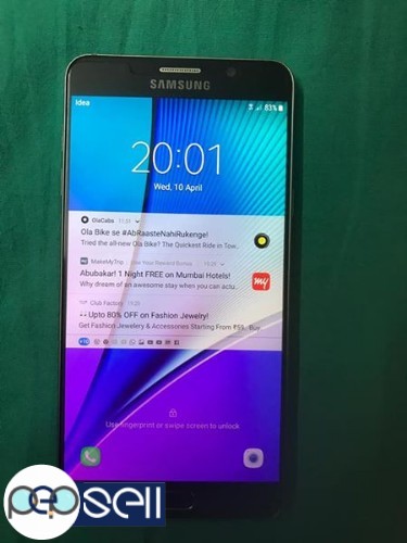 Samsung galaxy note 5 in excellent condition with bill box charger 0 