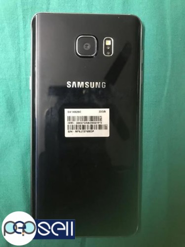 Samsung galaxy note 5 in excellent condition with bill box charger 1 