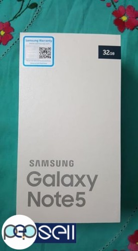Samsung galaxy note 5 in excellent condition with bill box charger 4 