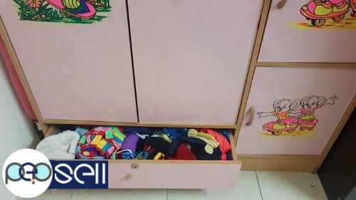 Kids Wardrobe and Study Table for sale 1 