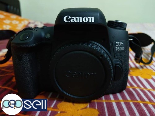 Canon 760d dslr body with shutter count of 1950 only 0 