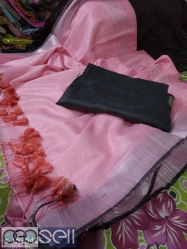 Linen sarees available in Kochi 1 