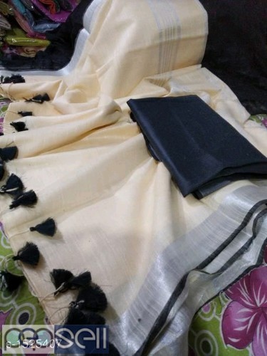 Linen sarees available in Kochi 4 