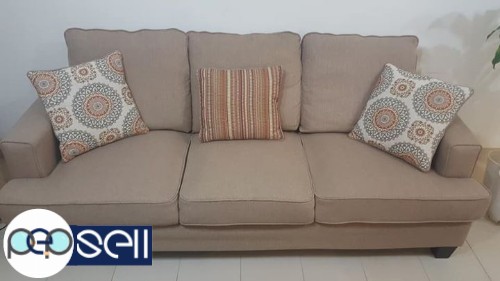 Sofa 3 pc. 6 seats used for 8 months for sale 3 