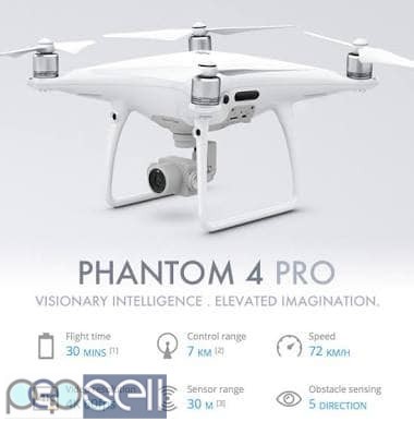 Available phantom 4 pro drone for rent. rent only not for sale... We provide drone operator training 1 