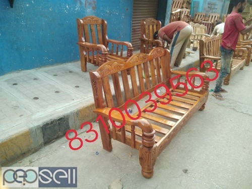 Assam teak wood sofas directly home delivery 2 