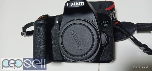 Canon 70d with 18 55mm lens 6 months old for sale 0 