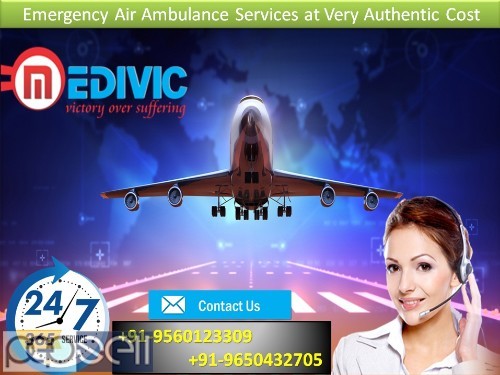 Use Superlative Medical Support by Medivic Air Ambulance in Delhi 0 