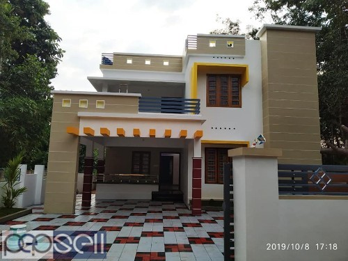 New house condumburary style, 4 bhk attached, 8 cent, 3 km, near Punalur 0 