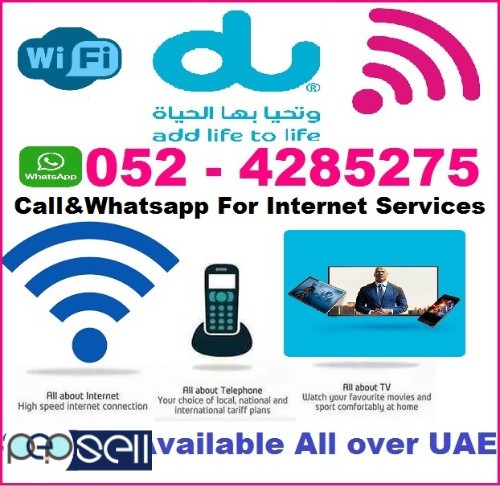 HIGH SPEED DU WIFI HOME INTERNET PACKAGES FREE INSTALLATION AND 10% MONTHLY DISCOUNT 0 
