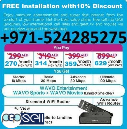 HIGH SPEED DU WIFI HOME INTERNET PACKAGES FREE INSTALLATION AND 10% MONTHLY DISCOUNT 4 