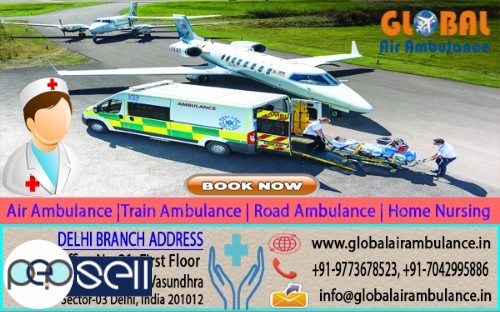 Global Air Ambulance Service in Silchar with Expert paramedics  0 