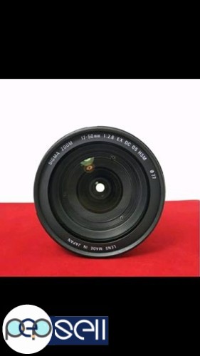 Sigma 17-50 f/2.8 CROP SENSOR Lens for canon. 2 
