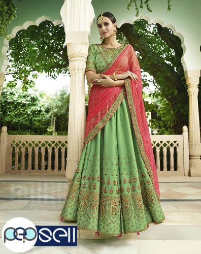 Shop Green Lehengas From Mirraw In Cheap Rate 2 
