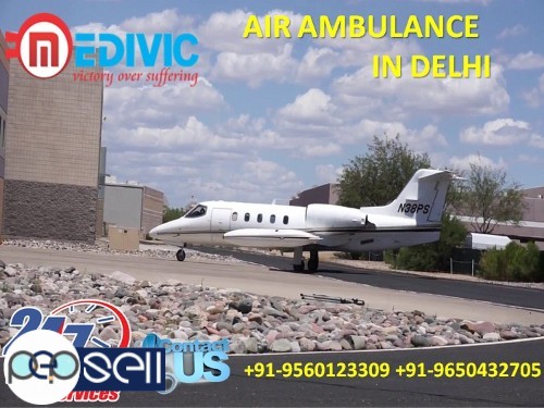 Get Tremendous ICU Support Air Ambulance in Delhi by Medivic 0 