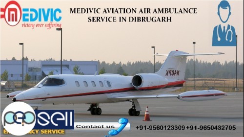 Hired Medivic Air Ambulance in Dibrugarh at Moderately Price 0 