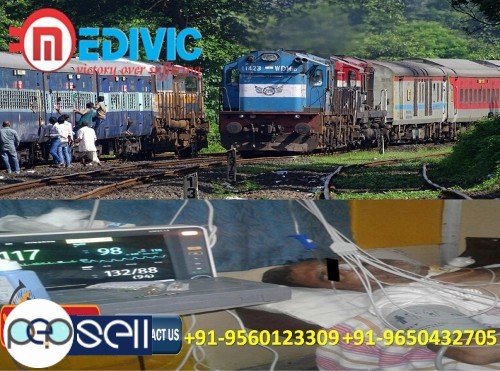 Book Leading Train Ambulance Service from Patna to Delhi by Medivic 0 