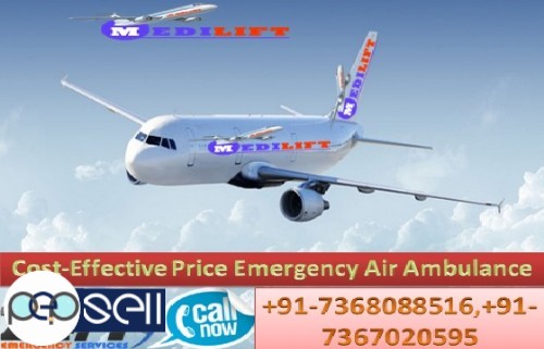 Reasonable Price Air Ambulance Service in Kolkata by Medilift 0 