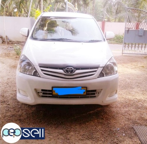 Toyota Innova G4 Taxi permit for sale at Karthikappally 0 