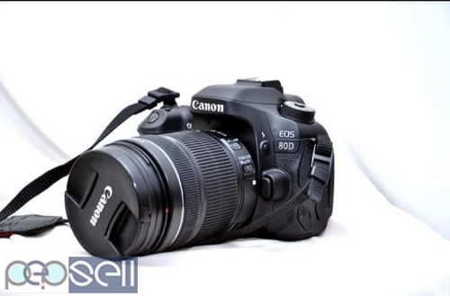 Canon 80D with 18-135mm kit lens 11 month old for sale 1 
