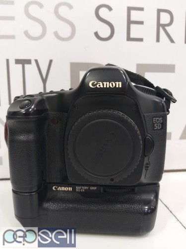 Canon 5D with battery grip for sale at Salem 0 