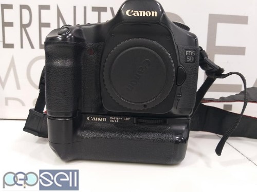 Canon 5D with battery grip for sale at Salem 1 