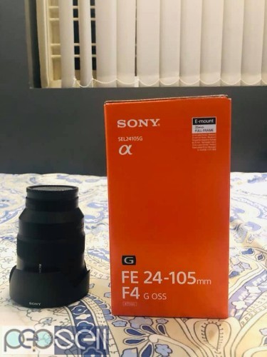 SONY 24-105G F4 only few times used for sale 0 