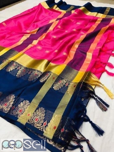 Fancy cotton silk sarees available 0 