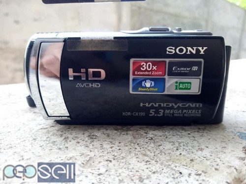 Sony camcorder, HDR cx 190 with memory card for sale 4 