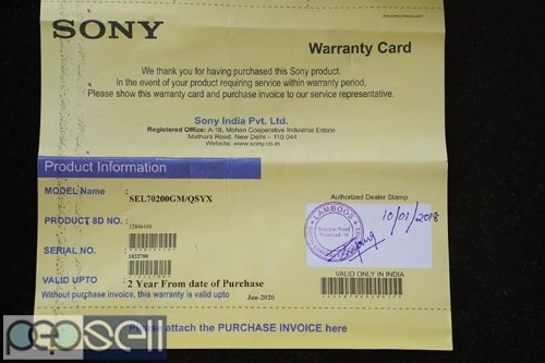 Sony FE 70-200 2.8 gmaster lens for sale 4 