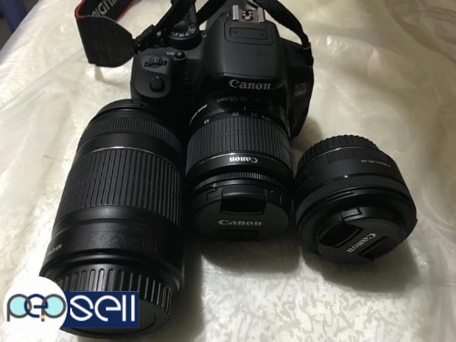 Canon D700 + 18-55mm + 50-250mm + 50mm Prime Lens 2 