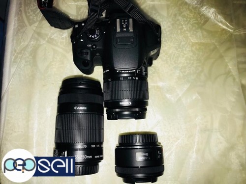 Canon D700 + 18-55mm + 50-250mm + 50mm Prime Lens 3 