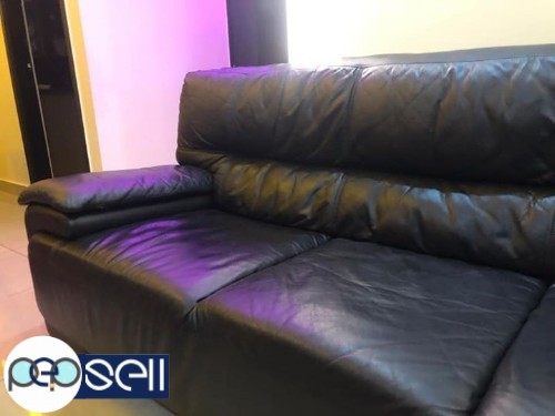 3+1+1 pure leather sofa available 4 